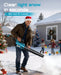 Seesii 40V Max Brushless Leaf Blower: 650 CFM Beast Mode with Dual 5.2Ah Batteries & Rapid Chargers — Professional Power for Lawns, Snow & Patios - Brushless Leaf Blower - SeeSii