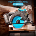 Seesii 6 - 1/2" Cordless Circular Saw with 2x 4.0Ah Batteries and Charger - circular saw - SeeSii