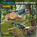 SEESII 6 & 8 Inch Brushless Mini Cordless Chainsaw | 1000W Handheld Electric Chain Saw with Auto Oiler, 2 Batteries for Tree Branch Pruning & Wood Cutting, Premium Garden Gift for Men, Dad & Husband - SeeSii