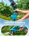SEESII 6-in-1 Cordless Garden Tools Tool-Free Quick Head Switch Collage, No Tools Needed To Swap Chainsaw & Grass Shear Attachments