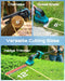 SEESII 6-in-1 Cordless Pole Saw & Hedge Trimmer Combo, Electric Mini Chainsaw with 2×4.0 Ah Batteries - SeeSii
