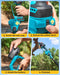 Step-by-step installation guide for Seesii 6-in-1 cordless pole saw, quick change of cutting heads and battery