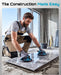 SEESII 8" Heavy - Duty Vacuum Suction Cup Lifter, 440 lbs (200 kg) Capacity, Glass, Tile, Granite & Metal Lifting Tool with Pump Handle, 2 - Pack - Material Lifts - SeeSii