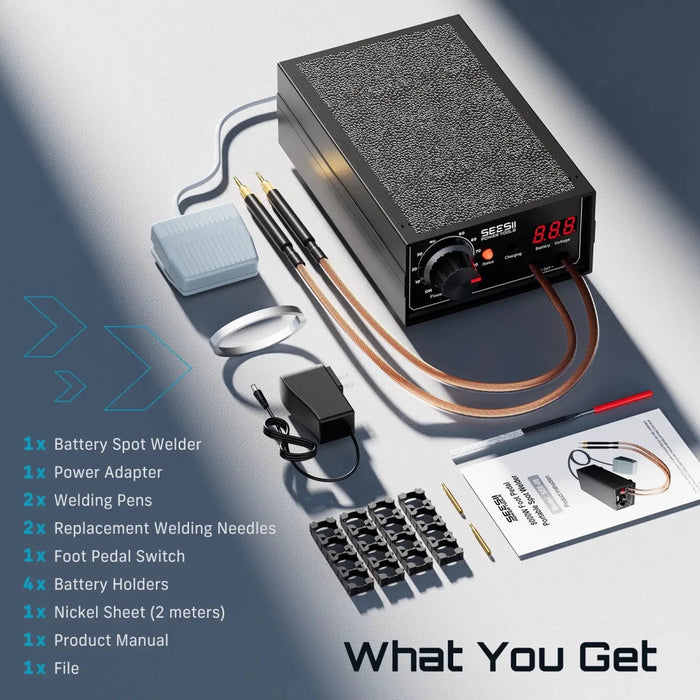 Seesii 8000W Spot Welder SEE-08 10-90 Gears with Dual Pulse Output - SEESII