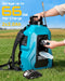 SEESII Blue 5 Gallon Battery Powered Backpack Sprayer with Dual 2.0Ah Replaceable Batteries, 66 Gallons Output Per Charge for Lawn Garden Weed & Pest Control