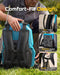 SEESII 5 Gallon Battery Backpack Sprayer with Comfort-Fit Ergonomic Design, Wide Padded Shoulder Straps, Vented Back Pad & Weight Distribution Waist Belt for All-Day Comfortable Use