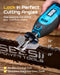 SEESII Chainsaw Sharpener Kit with adjustable angle guide for consistent sharpening angles