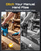 SEESII Chainsaw Sharpener Kit vs manual hand files, save time and avoid hand cramps