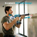 SEESII Cordless Caulking Gun, 21V Battery Powered Caulk Gun, Electric Caulking Gun w/2 x 2.0Ah Batteries, Adhesive Gun Kit for Filling, Sealing - SeeSii