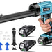 SEESII Cordless Caulking Gun, 21V Battery Powered Caulk Gun, Electric Caulking Gun w/2 x 2.0Ah Batteries, Adhesive Gun Kit for Filling, Sealing - SeeSii