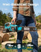 Lightweight well-balanced SEESII 40V cordless chainsaw, ergonomic blue brushless electric saw reduces cutting fatigue