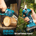 2025 upgraded brushless motor for SeeSii cordless mini chainsaw and electric pruning shears, no sparks long service life