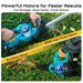 SEESII Cordless Hedge Trimmer and Leaf Blower Combo, 2 Pcs 4.0Ah Batteries, Electric Handheld Bush Trimmer with 20" Dual-Action Blade, Lightweight Brushless Blower with 2 Speed Modes for Yard Garden - SeeSii