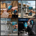 Seesii Cordless Impact Wrench, 1032Ft - lbs (1400N.m) Electric Impact Gun driver, 2x4000mah Battery & Charger, Sockets DrillScrews ,Screwdriver bits - SeeSii