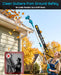Seesii Cordless Leaf Blower 700CFM 200MPH, 2x 4.0Ah Battery, 2-in-1 Gutter Cleaning Tool - SeeSii