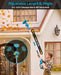 Seesii Cordless Leaf Blower 700CFM 200MPH, 2x 4.0Ah Battery, 2-in-1 Gutter Cleaning Tool - SeeSii