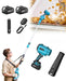 Seesii Cordless Leaf Blower 700CFM 200MPH, 2x 4.0Ah Battery, 2-in-1 Gutter Cleaning Tool - SeeSii