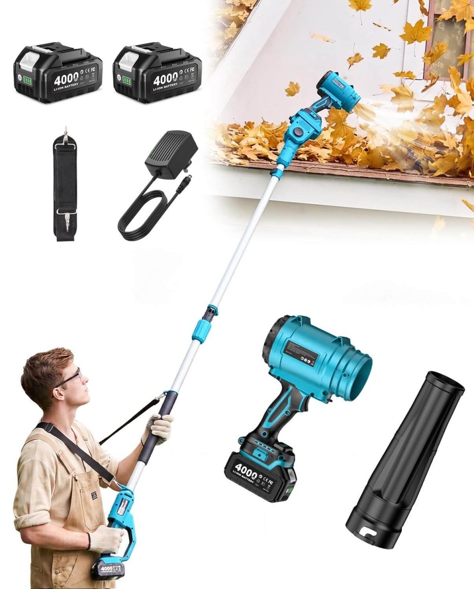 2-in-1 Gutter Cleaning Tools Cordless Leaf Blower