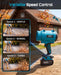 Seesii Cordless Leaf Blower 700CFM 200MPH, 2x 4.0Ah Battery, 2-in-1 Gutter Cleaning Tool - SeeSii