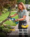 Seesii 6 Inch Lightweight Mini Cordless Chainsaw 1.65kg one hand operation, portable tree pruner for women seniors and garden beginners