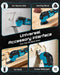 SEESII Cordless Oscillating Multi-Tool, 22000 OPM Brushless Motor Cutting - SEESII