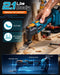 SEESII Cordless Oscillating Multi-Tool Kit, 6-Speed with 2.0Ah BatteryWYB001 - SEESII