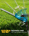 SEESII Cordless Pole Hedge Trimmer 20" Dual-Action Blade, 8FT Telescopic Pole, 2×4000mAh Battery, Adjustable Rotating Head - Pole Hedge Trimmer-SeeSii