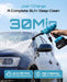 SEESII Cordless Pressure Washer, Portable Power Washer with 4000mAh Battery, Electric Washer Gun with 6 - in - 1 Nozzle & 27FT Hose, Handheld Power Cleaner for Car, Driveway, Garden, Patio and Fence - Cordless Pressure Washer - SeeSii