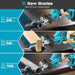 Seesii Cordless Reciprocating Saw 3500RPM Brushless, 2x4.0Ah Batteries - SeeSii