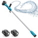 SEESII Cordless Stick Water Pump, 2.2" Slim Head, Water & Diesel Transfer, 720GPH & 16FT Lift, 2×4.0Ah Lithium Batteries, 30-Min Runtime Per Battery, for Pool Garden Pond Boat Basement RV Rain Barrel - Cordless Stick Pump-SeeSii