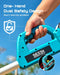 One-hand dual safety trigger lock design of Seesii cordless tiller to avoid accidental startup for safe gardening