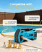SEESII Cordless Water Transfer Pump, 9.84 FT Self-Priming, 2×4.0Ah Battery - Transfer Pump-SeeSii