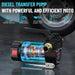 SEESII Diesel Fuel Transfer Pump Kit 12V 13 GPM DC Automatic Shut-off Nozzle - SeeSii