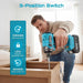 Seesii Electric 3/8'' Drill & 1/4'' Cordless Impact Driver Brushless 2 Tool Combo Kit - SeeSii