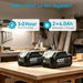 Seesii Electric 3/8'' Drill & 1/4'' Cordless Impact Driver Brushless 2 Tool Combo Kit - SeeSii