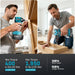 Seesii Electric 3/8'' Drill & 1/4'' Cordless Impact Driver Brushless 2 Tool Combo Kit - SeeSii