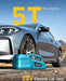 SEESII Electric Car Jack 5 Ton: 12V Hydraulic Car Jack with Remote Control & LED - car jack-SeeSii