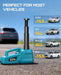 SEESII Electric Car Jack 5 Ton: 12V Hydraulic Car Jack with Remote Control & LED - car jack-SeeSii