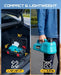 SEESII Electric Car Jack 5 Ton: 12V Hydraulic Car Jack with Remote Control & LED - car jack-SeeSii
