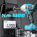 Seesii Electric Cordless Impact Wrench 1/2 885 FT - LBS(1200N.m) - SeeSii