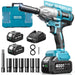 Seesii Electric Cordless Impact Wrench 1/2 885 FT - LBS(1200N.m) - SeeSii
