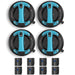 SEESII Electric Glass Suction Cups, 600 LBS Load Tile Suction Cups Tool,8" Heavy Duty Vaccum Lifters - SEESII