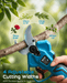 SEESII Electric Pruning Shears, 1.6" Cut Cordless Pruner, 2x4.0Ah Batteries Brushless Motor, SK5 Blade, LCD Display, 4 Modes, 2500+ Cuts, Auto Sleep, Lightweight Branch Cutter for Garden Tree Trimming - Pruning Shears-SeeSii