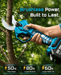 SEESII Electric Pruning Shears, 1.6" Cut Cordless Pruner, 2x4.0Ah Batteries Brushless Motor, SK5 Blade, LCD Display, 4 Modes, 2500+ Cuts, Auto Sleep, Lightweight Branch Cutter for Garden Tree Trimming - Pruning Shears-SeeSii