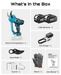 SEESII Electric Pruning Shears Upgraded, 1.6" Cordless Pruner Brushless 2 x 4000mAh Batteries, Up to 4000 Cuts, LCD Display, Safety Switch, SK5 Blade, Branch Cutter for Tree Garden Trimming - Pruning Shears-SeeSii