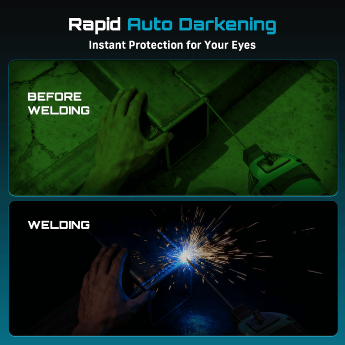 SEESII FA209 Handheld ARC Welder 110V, 20–120A | Portable Welder Gun + Auto - Darkening Goggles - Sopt Welder - SeeSii