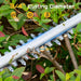 SEESII Blue 20in Cordless Hedge Trimmer Blade Closeup, Max 3/4 Inch Thick Branch Cutting with Jam-Free Smooth Cut Performance