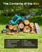 SeeSii M12 Ace Battery Chainsaw 12 Inch with 2*4000mAh Batteries - chainsaw - SeeSii