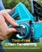 SeeSii M12 Ace Battery Chainsaw 12 Inch with 2*4000mAh Batteries - chainsaw - SeeSii