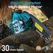 Seesii M6 Plus 6 inch Mini Chainsaw Cordless,2x2000mAh Battery Chainsaw - chainsaw - SeeSii